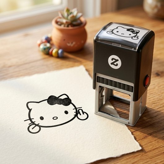 Kitty Self-inking Stamp Permastempel