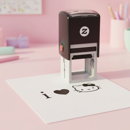 Kitty Self-inking Stamp Permastempel