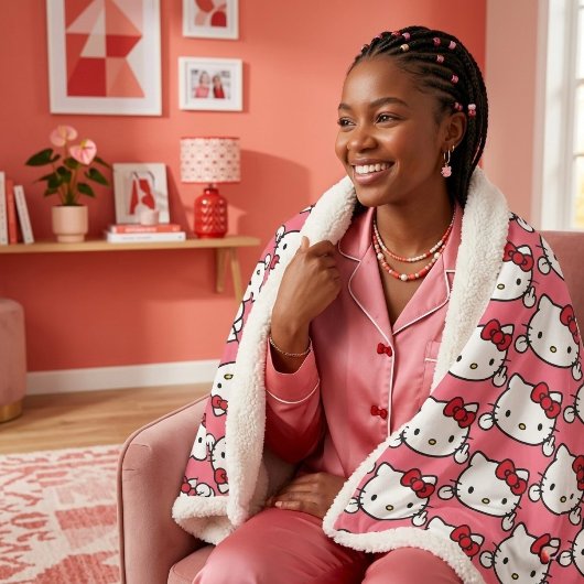 Kitty Sherpa Blanket Sherpadecke