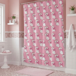 Kitty Shower Curtain Duschvorhang