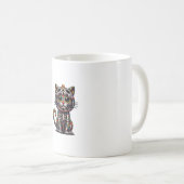 Kitty Skeleton Halloween Kostüm Skull Cat Kaffeetasse (VorderseiteRechts)