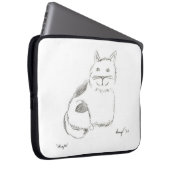 Kitty Sketch Notebook-Sieb Laptopschutzhülle (Vorne Rechts)