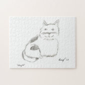 Kitty Sketch Puzzle (Horizontal)