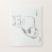 Kitty Sketch Puzzle (Vertikal)