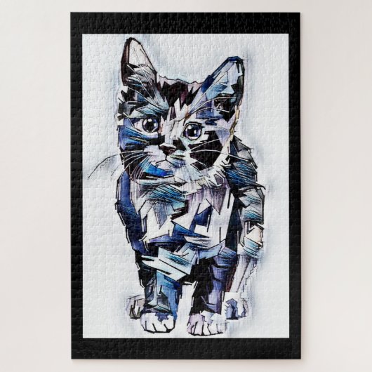 Kitty Sketch Puzzle (Vertikal)