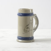 Kitty Sketch Stein Bierglas (VorderseiteRechts)