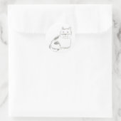 Kitty Sketch Stickers - Set von 20 (Tasche)
