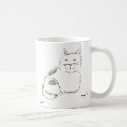 Kitty Sketch Tasse (Rechts)