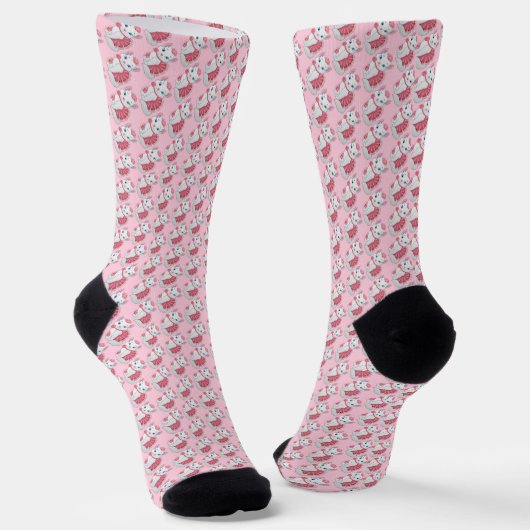 Kitty Socks Socken (Gewinkelt)