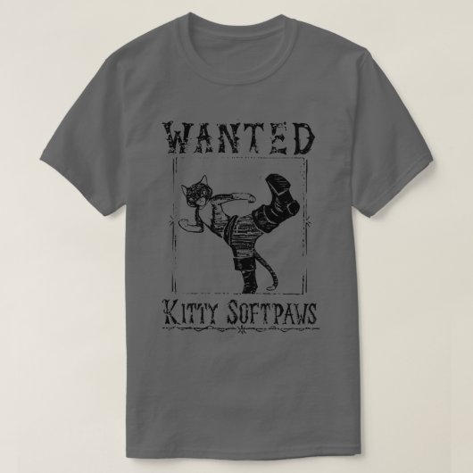 Kitty Softpaws gesucht T-Shirt (Design vorne)