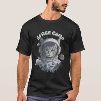 Kitty Space Camp Camp T-Shirt