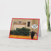 Kitty Spaß Weihnachtskarte Dankeskarte (Vorderseite)