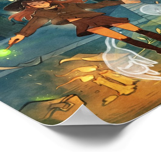 Kitty Spell Poster (Ecke)