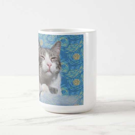 Kitty Starry Night Kaffeetasse (Mittel)