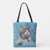 Kitty Starry Night Tasche (Rückseite)