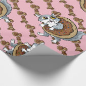 Kitty Sweet Donut Geschenkpapier (Ecke)