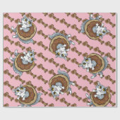 Kitty Sweet Donut Geschenkpapier (Flach)