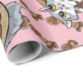 Kitty Sweet Donut Geschenkpapier (Rolleneckpunkt)