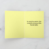 Kitty-Tabellen-lustiger Erntedank Feiertagskarte (Innenseite)