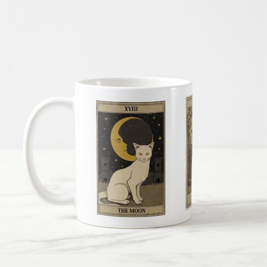 Kitty Tarot Card Kaffeetasse (Links)