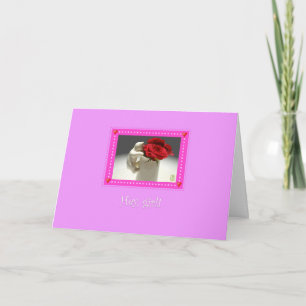 Kitty & Tea Roses Paint the Town Geburtstag Karte