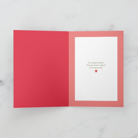 Kitty & Tee Rose Eine Valentine Card für einen süß Karte (Innenseite)