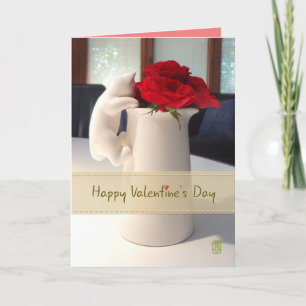 Kitty & Tee Rose Eine Valentine Card für einen süß Karte