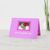 Kitty & Tee Rose Valentine Card Karte (Vorderseite)