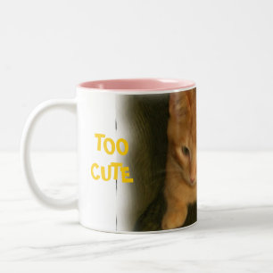Kitty "too NIEDLICH FOR TEA" Tasse