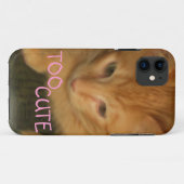 Kitty "too NIEDLICH" iPhone 5G/4GS Case ID (Rückseite (Horizontal))