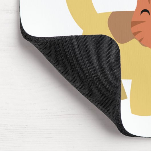 Kitty- u. Hündchen-Cartoon mousepad (Ecke)