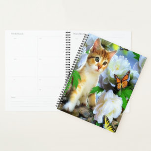 Kitty und Butterfliegen Planer