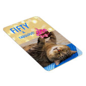Kitty und Cupcake 50. Geburtstag Magnet (Rechte Seite)