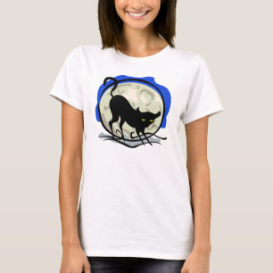 Kitty und der Vollmond T-Shirt
