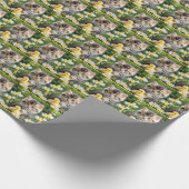 KItty und Duckling in Daisies Geschenkpapier (Ecke)