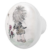 Kitty und ich keramikknauf (Rechts)