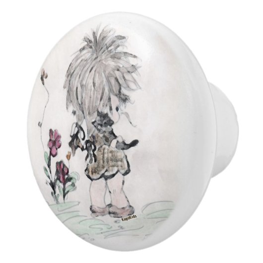 Kitty und ich keramikknauf (Rechts)