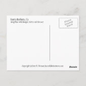 Kitty und Mousey essen gemeinsam Postkarte (Rückseite)