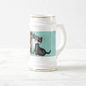 Kitty und Puppy Bierglas (VorderseiteRechts)