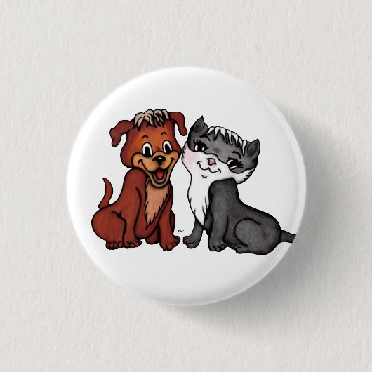 Kitty und Puppy Button (Vorderseite)