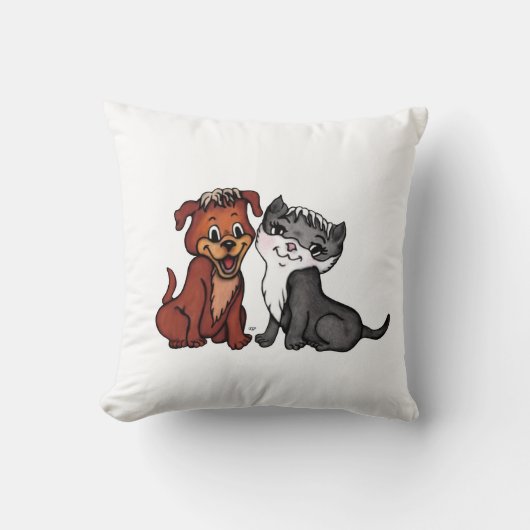Kitty und Puppy Kissen (Vorderseite)