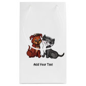 Kitty und Puppy Kleine Geschenktüte (Rückseite)