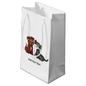 Kitty und Puppy Kleine Geschenktüte (Rückseite Schrägansicht)