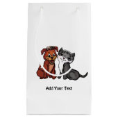 Kitty und Puppy Kleine Geschenktüte (Vorderseite)