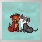 Kitty und Puppy Poster (Vorne)