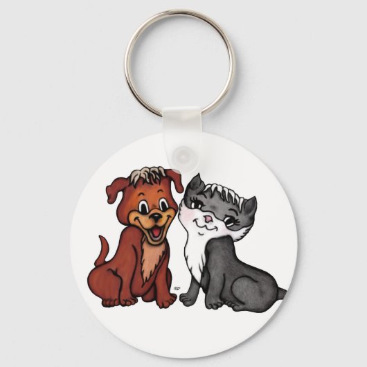 Kitty und Puppy Schlüsselanhänger (Vorderseite)