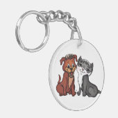 Kitty und Puppy Schlüsselanhänger (Vorderseite links)