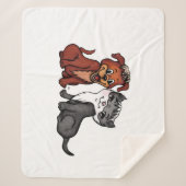Kitty und Puppy Sherpadecke (Vorderseite)