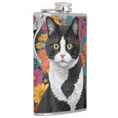 Kitty unter den Blume Flachmann (Rechts)