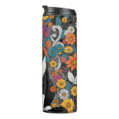 Kitty unter den Blume Thermosbecher (Nach rechts gedreht)